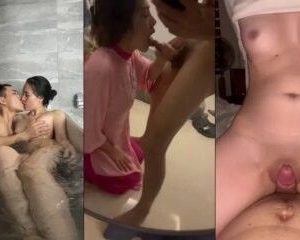 Em gái makeup vú hồng bướm non